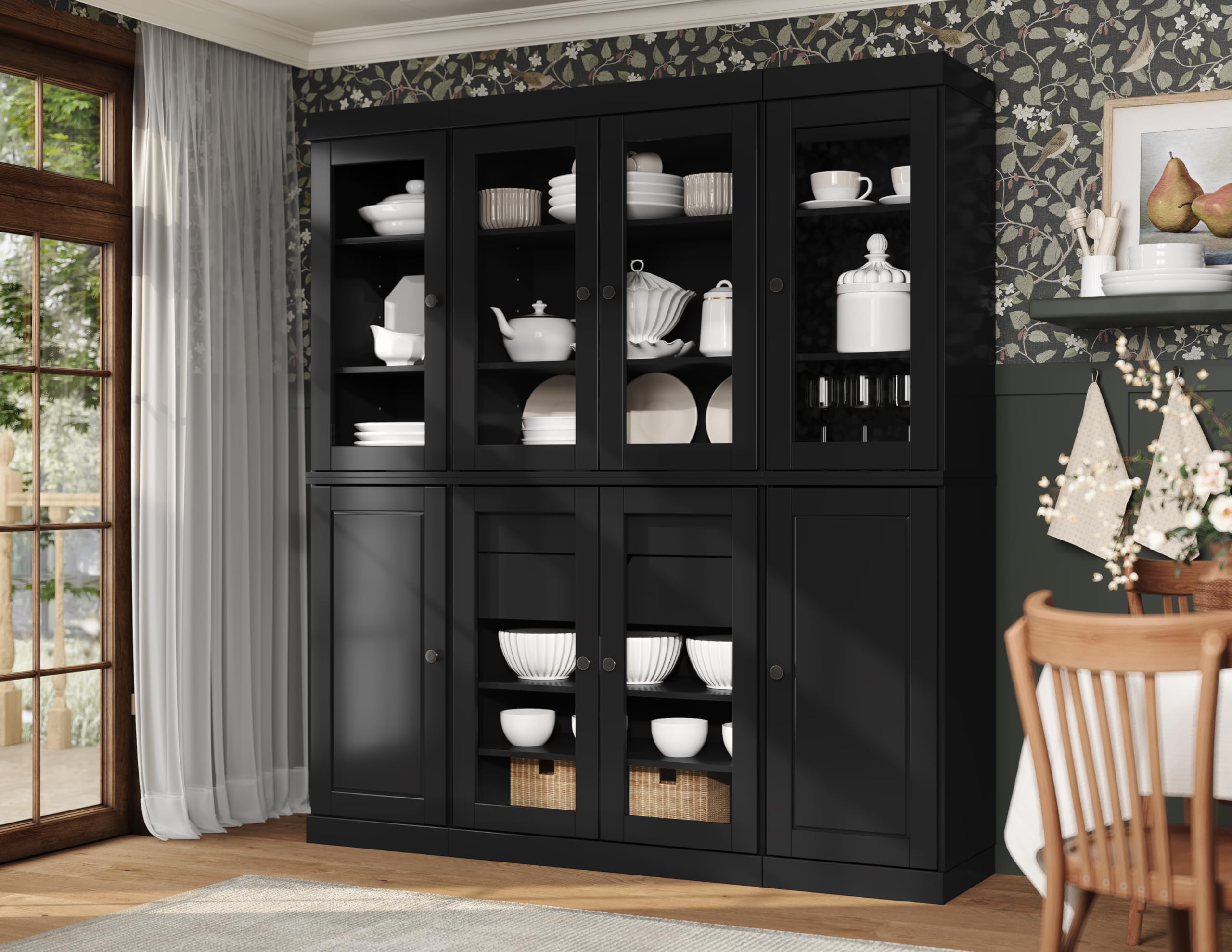 Amazon.com: Palace Imports 100% Solid Wood Kitchen Pantry with 2